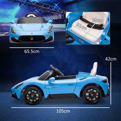 AIYAPLAY Maserati MC20 Licensed 12V Kids Ride on Car w/ Remote
