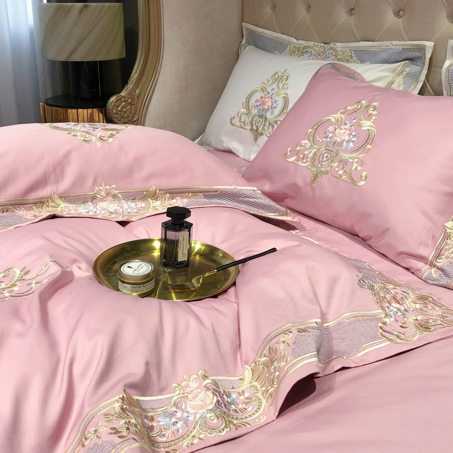 Prarie Pink Duvet Cover Set (Long-staple Sateen Cotton)