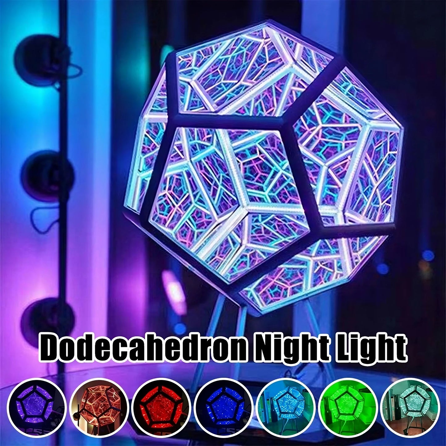 LITLAMP™ - Infinity Dodecahedron Night Lamp