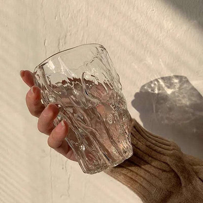 Creative Irregular Shape Water Drinking Glass - 2 Sizes