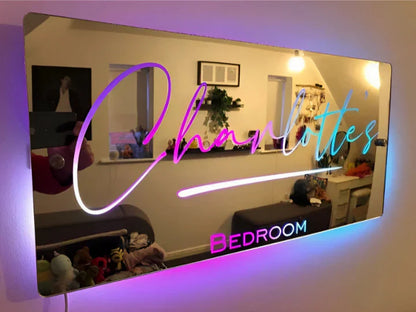 Personalized Name Mirror - Light Up Mirror