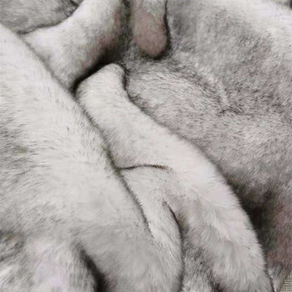 Double Layer Arctic Luxury Faux Fox Fur Throw - 4 Colours