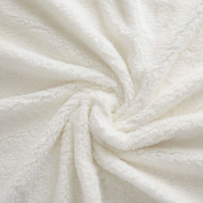Double Layer Cuddly Plush Faux Sherpa Soft Fur Throw - 5 Colours