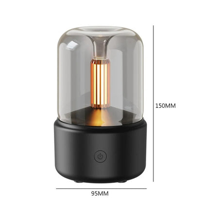 Electric Aromatherapy Diffuser Humidifier - Black & White
