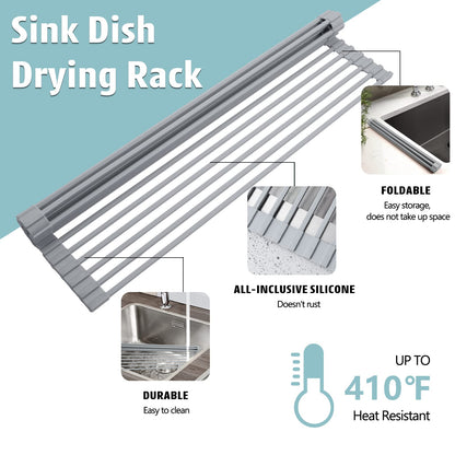 Roll Up Dish Drying Rack