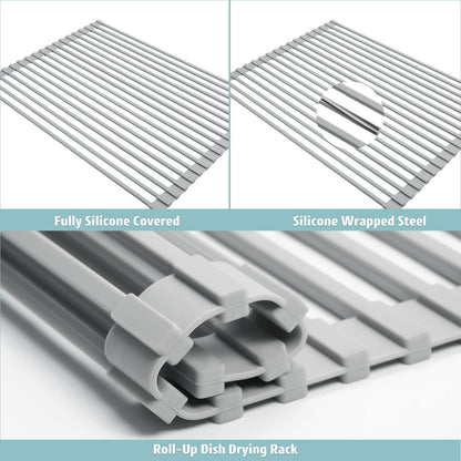 Roll Up Dish Drying Rack