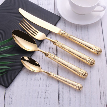 Elnoora Gold Luxury Cutlery Set