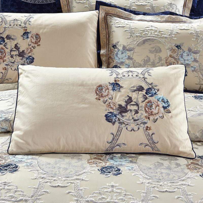 Oriental Jacquard Luxury Bedding Set (Long-staple Sateen Cotton)