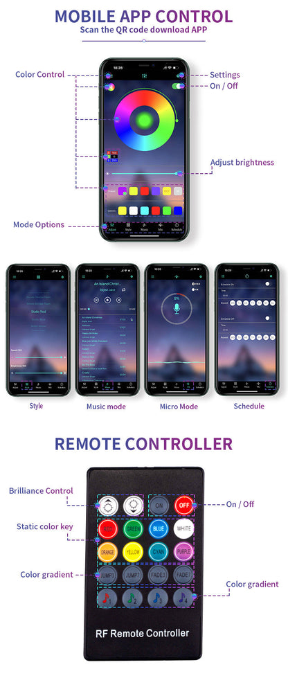 LITLAMP™ Star Lights Floor Mat