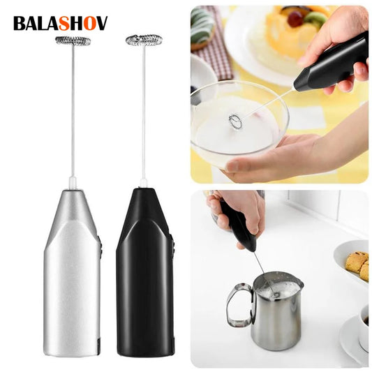 Wireless Milk Frother – Electric Coffee Whisk, Mini Egg Beater & Cappuccino Maker