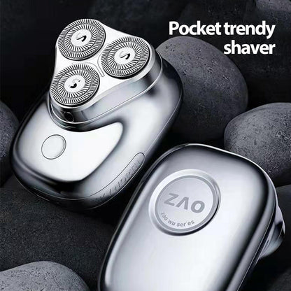 3 Blades Heads Mini Electric Shaver Painless Pocket Razor Skyworth Yuanshi