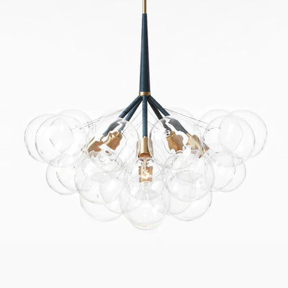 Modern Designer Clear Glass Chandelier Bubble Pendant - 3 Colours