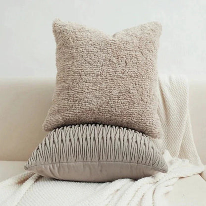Modern Nordic Oatmeal Weave Stripe Luxury Cushion Cover - 3 Sizes