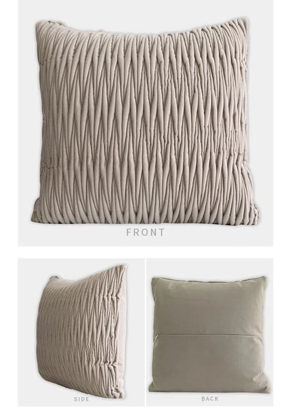 Modern Nordic Oatmeal Weave Stripe Luxury Cushion Cover - 3 Sizes