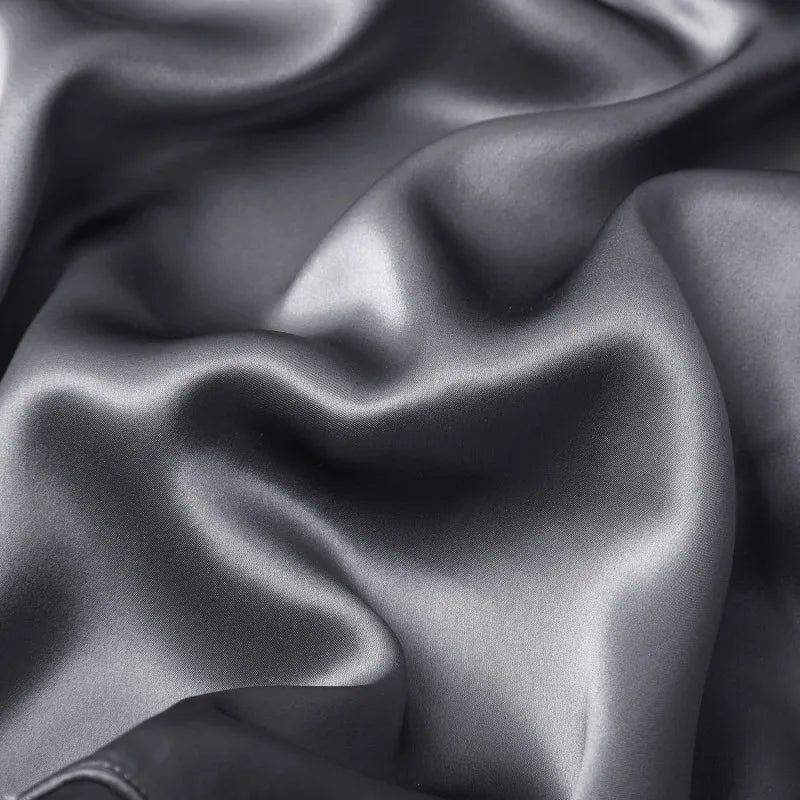Natural 100% Mulberry Silk Pillowcase - White, Khaki, Silver, Grey & Blue