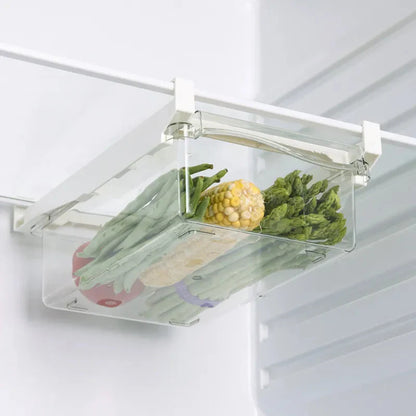 Refrigerator Food Storage Organiser Drawer for Vegetables, Egg, Fruit & Snacks - 2 Styles