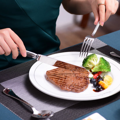 Selena Silver Luxury Cutlery Set