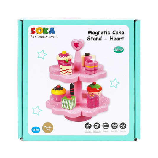 SOKA Magnetic Heart Cake Stand