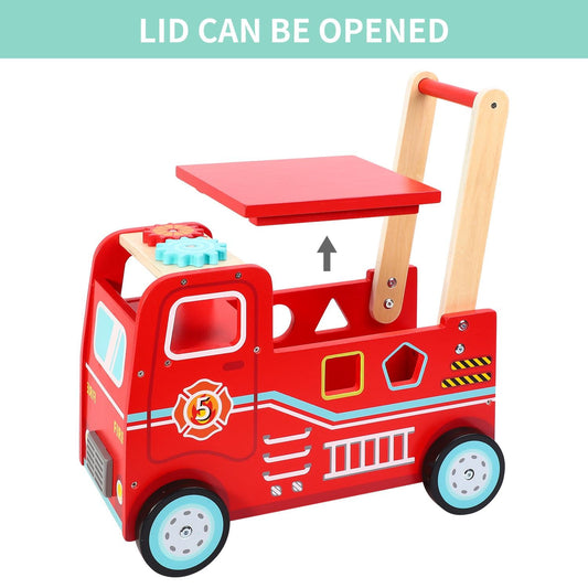 SOKA Fire Engine Ride-On Toy