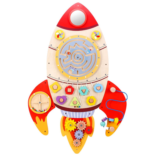 Blast Off Wooden Rocket Play Station