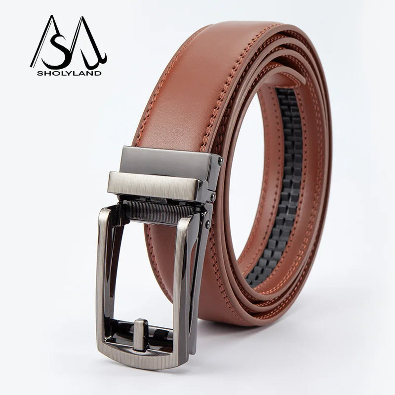 Men's Leather Ratchet Belt
