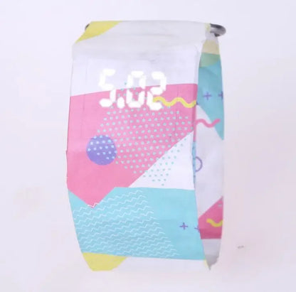 Trendy Wrap Digital Paper Watch