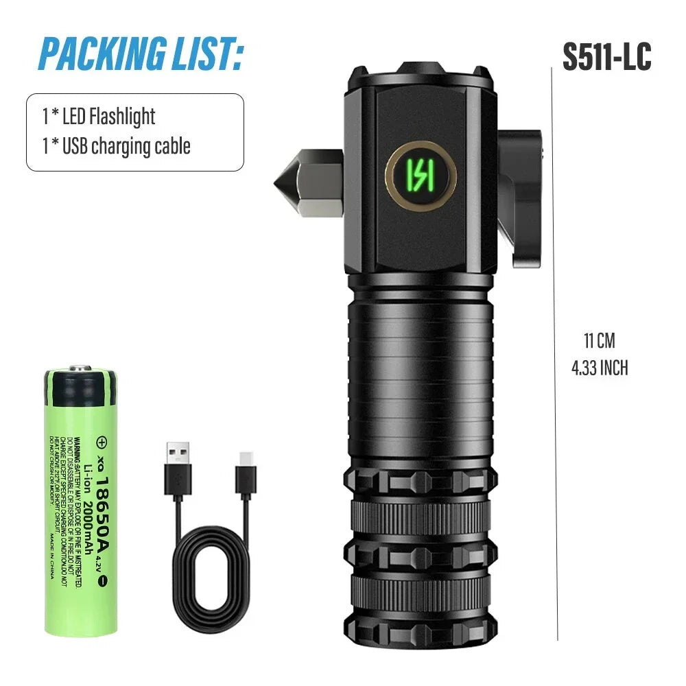 Multifunctional Powerful Super Bright Flashlight