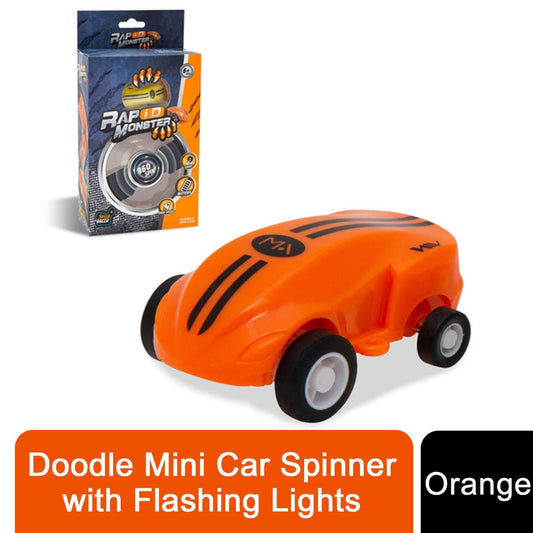 Flashy Doodle Mini Car Spinner for Kids Ages 3+
