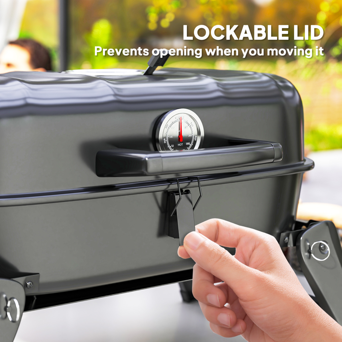 Portable Charcoal BBQ Grill – Perfect for Camping Adventures