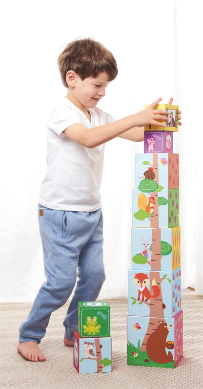 LELIN Forest Stacking Cube Ages 12 Months+