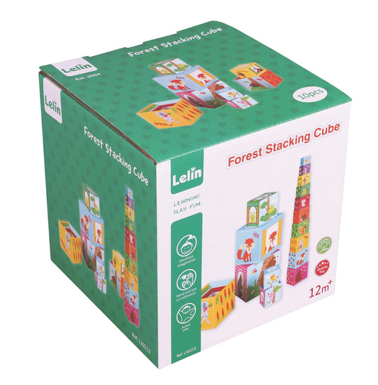 LELIN Forest Stacking Cube Ages 12 Months+