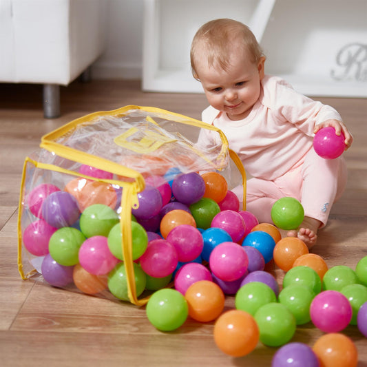 Non-Toxic Play Pit Balls with PVC Carry Bag