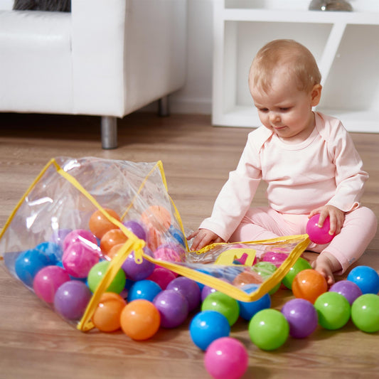 Non-Toxic Play Pit Balls with PVC Carry Bag