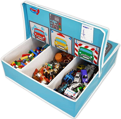 Pop-It-Up Garage Playset Road Mat & Foldable Storage