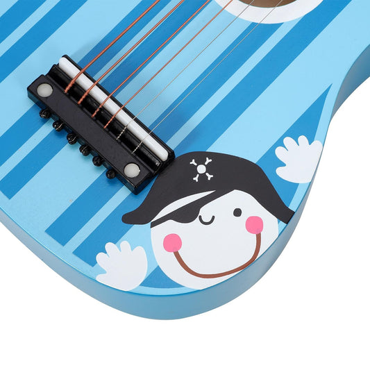Rock Star Kids Wooden Pirate Guitar