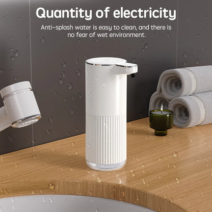 HQ Automatic Soap Dispenser – 360ml Type-C Rechargeable Foaming Hand Washer with 4-Level Foam Control