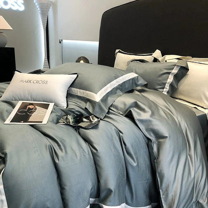 Serene Escape Duvet Cover Set (Long-staple Sateen Cotton)