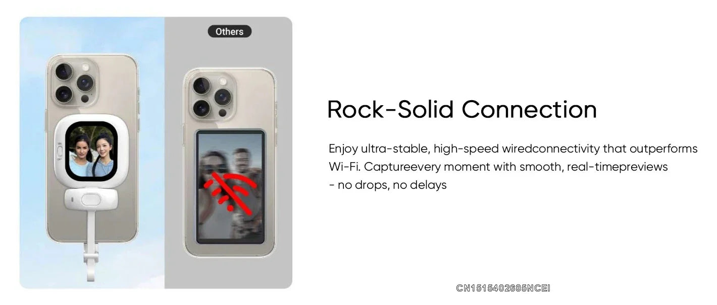 RC Magnetic Selfie iPhone Monitor Screen