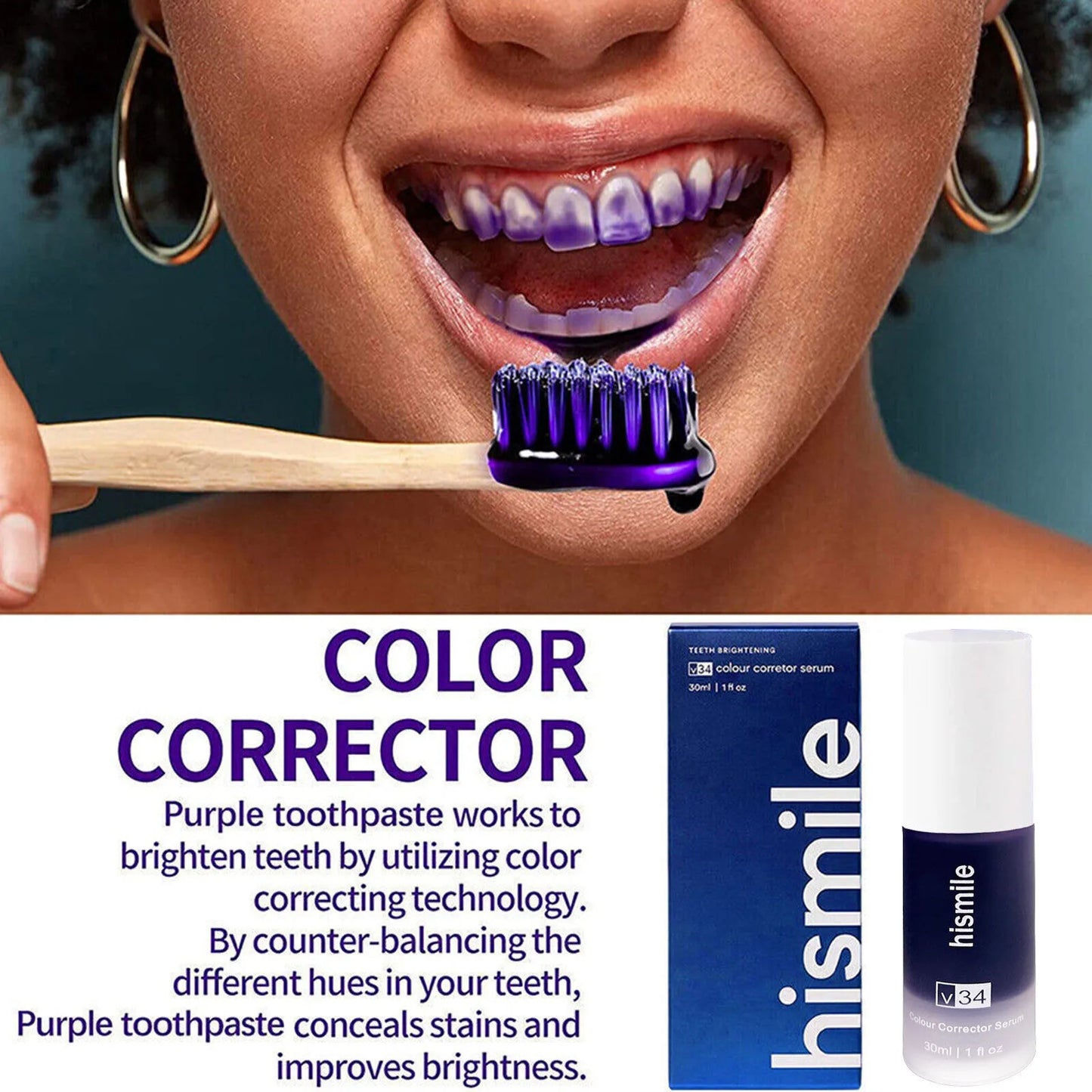 LuminousSmile Purple Toothpaste