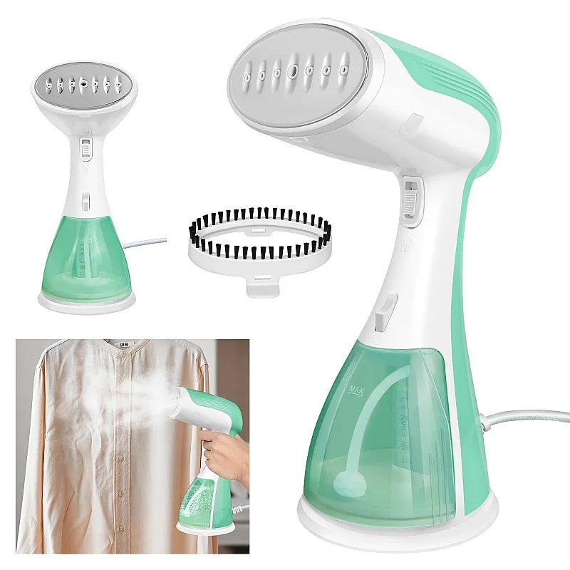 BRIEFNESS 2000W Handheld Garment Steamer – 30s Fast Heat-Up Portable Clothes Steamer for Home & Travel