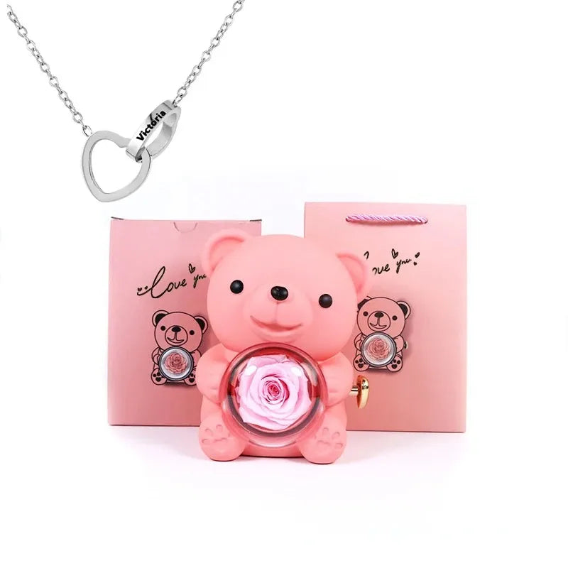 Teddy Bear Rose Gift Set