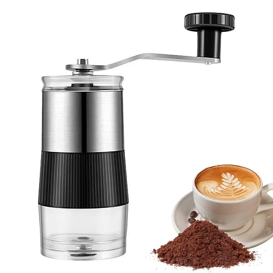 Manual Coffee Grinder – Portable Burr Hand Coffee Bean Grinder for Home & Camping