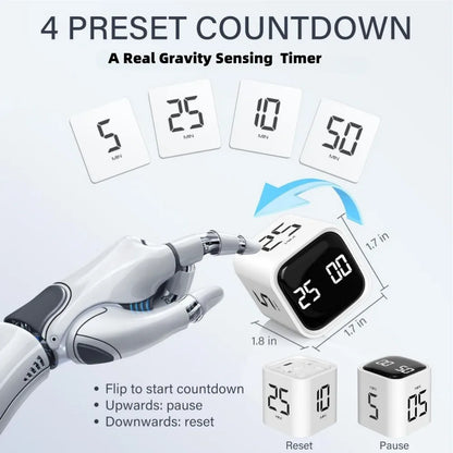 Mini Cube Flip Digital Timer