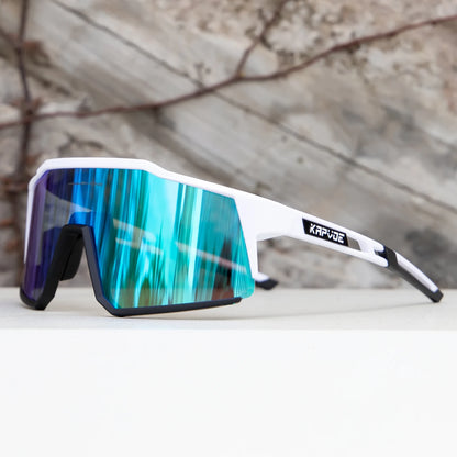 Kapvoe Men’s Cycling Glasses – UV400 Sports Sunglasses for Road & MTB Riding