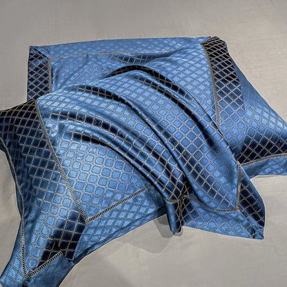 Royale Diamond Duvet Cover Set (Long-staple Sateen Cotton)