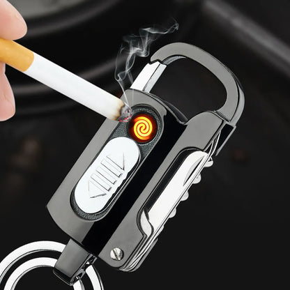 Multifunctional keychain lighter