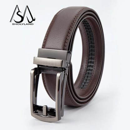 Men's Leather Ratchet Belt