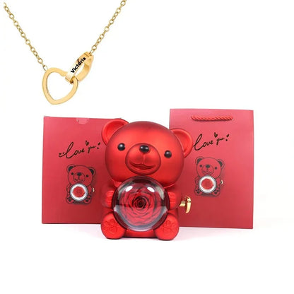 Teddy Bear Rose Gift Set