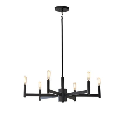Modern Industrial 6 & 8-Light Pendant Chandelier - 2 Sizes