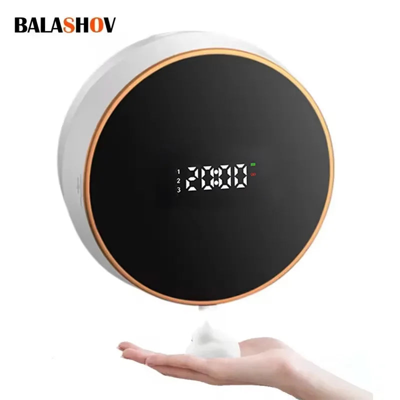 Touchless Automatic Soap Dispenser – Smart Foaming Hand Washer with Type-C Rechargeable & LED Temperature Display